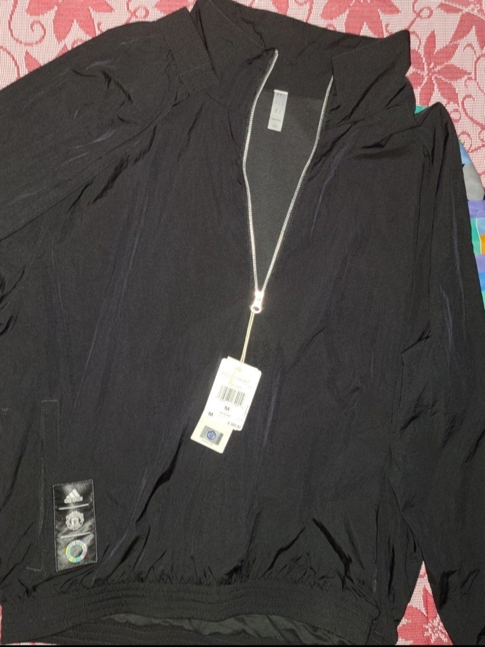 adidas Manchester United x Peter Saville Jacket Black Size M HY4739 - Picture 3 of 10